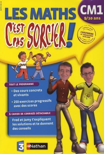 Cps cahier de maths CM1 n03 - Carole Melmoux -  C'est pas sorcier - Livre