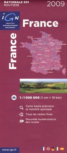 France 2009 : Ign-901 - Collectif -  Carte IGN - Livre
