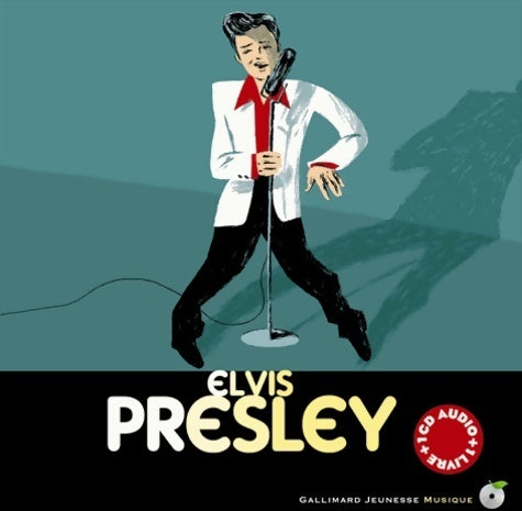 Elvis presley - un livre et un CD - de 6 à 10 ans - Stéphane Ollivier -  Musique - Livre