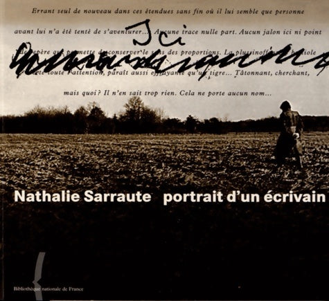 Nathalie sarraute portrait d'un écrivain - Annie Angremy -  Bnf - Livre
