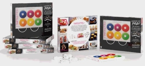 Tartelettes - le coffret. Comme un pro ! - Christophe Adam -  Comme un pro ! - Livre
