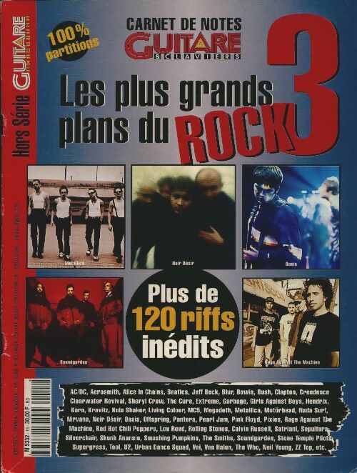 Guitare & Claviers Hors-série n°15 : Les plus grands plans du rock 3 - Collectif -  Guitare & Claviers Hors-série - Livre