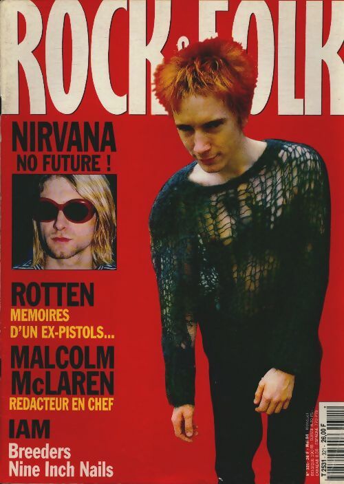 Rock & folk n°321 : Nirvana, no future ! - Collectif -  Rock & folk - Livre