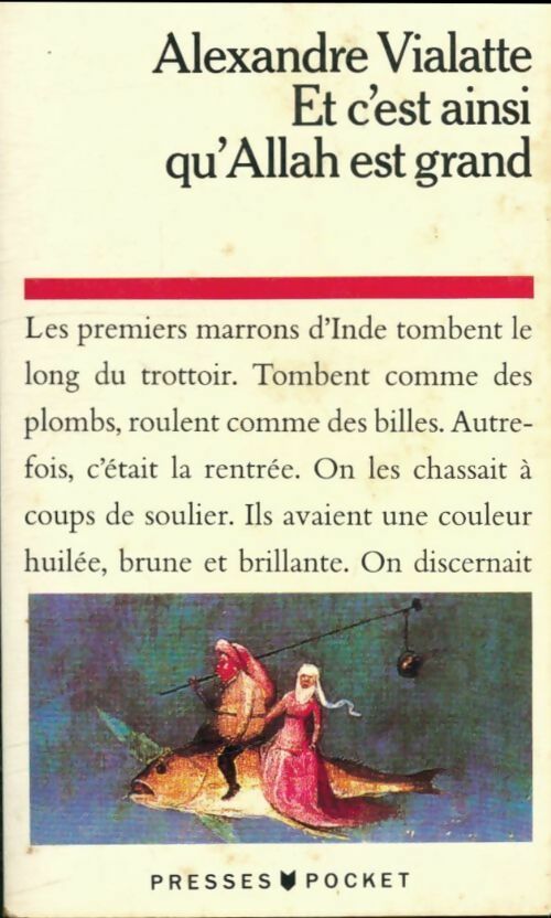 Et c'est ainsi qu'Allah est grand - Alexandre Viallate -  Pocket - Livre