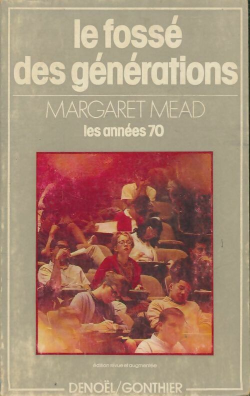 Le fossé des générations - Margaret Mead -  Femme - Livre