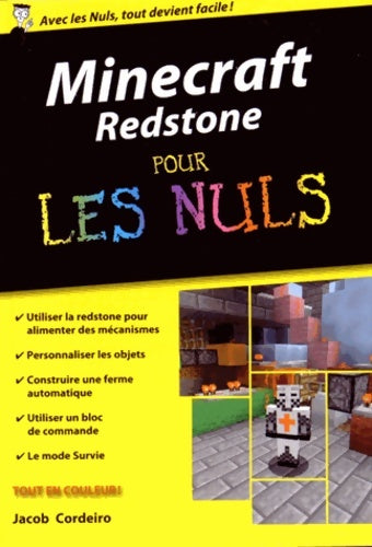 Minecraft redstone pour les nuls - Jacob Cordeiro -  Pour les Nuls Poche - Livre