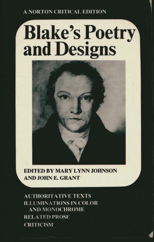Blake's poetry and designs - William Blake -  Norton GF - Livre