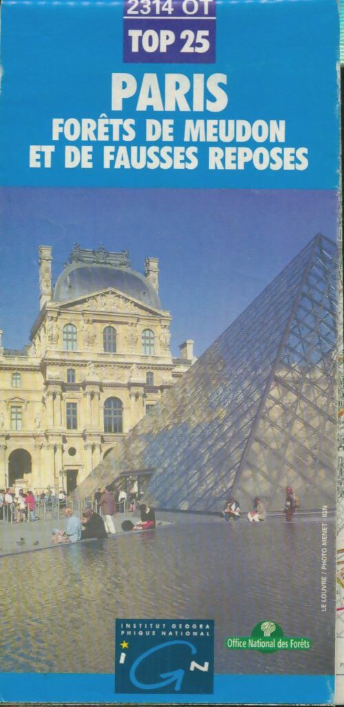 Paris : Forêts de Meudon et de fausses Reposes - Collectif -  Cartes Top 25 IGN - Livre