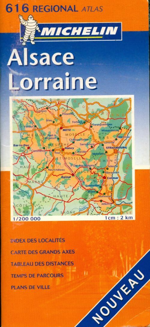 Alsace Lorraine - Collectif -  Atlas Michelin - Livre