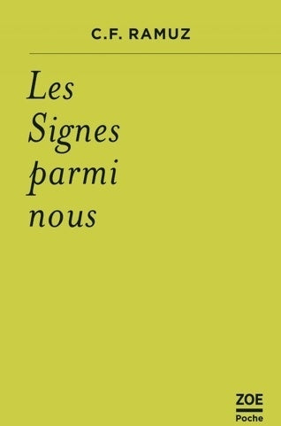 Les signes parmi nous - Charles-Ferdinand Ramuz -  Zoé poche - Livre