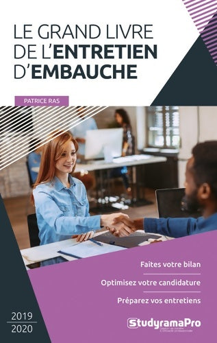 Le grand livre de l'entretien d'embauche - Patrice Ras -  StudyramaPro - Livre