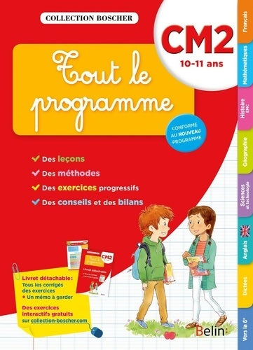 Tout le programme CM2 - Collectif -  Boscher - Livre