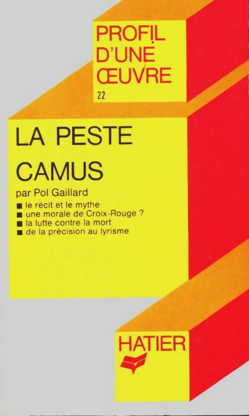 La peste (extraits) - Albert Camus -  Profil - Livre