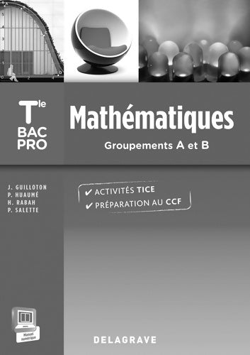 Mathématiques terminale bac pro groupements A et B - Collectif -  Delagrave GF - Livre