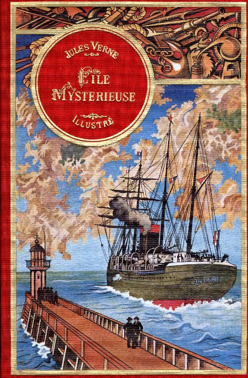 L'île mystérieuse Tome I - Jules Verne -  Les voyages extraordinaires - Livre