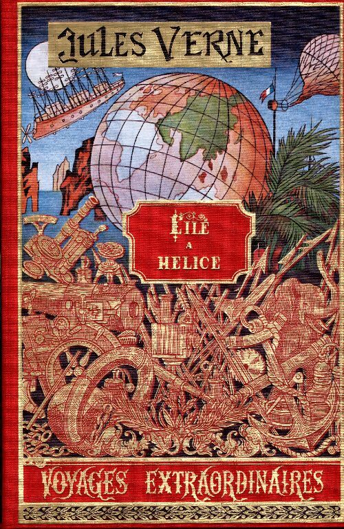 L'île à hélice - Jules Verne -  Les voyages extraordinaires - Livre