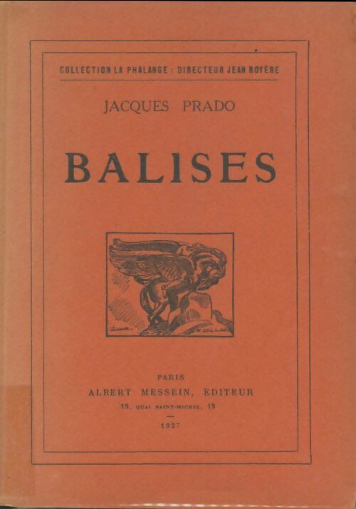 Balises - Jacques Prado -  La phalange - Livre