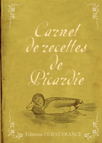 Carnet de recettes de Picardie - Patrick Villechaize -  Cuisine - Livre