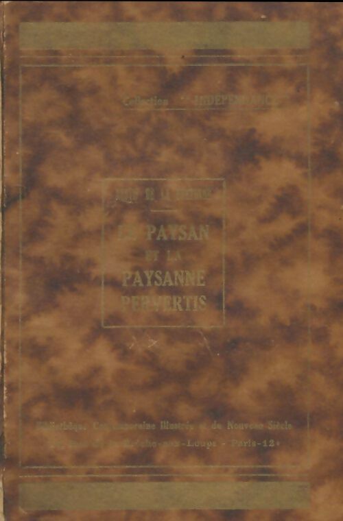 Le paysan et la paysanne pervertis - Nicolas-Edme Rétif De la Bretonne -  Bibliothèque Précieuse - Livre
