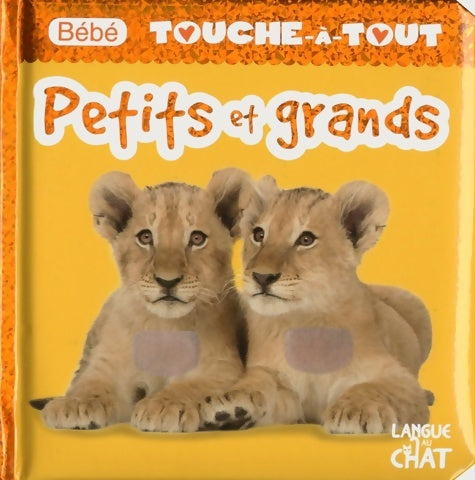 Petits et grands - Delphine Lacharron -  Bébé touche-à-tout - Livre
