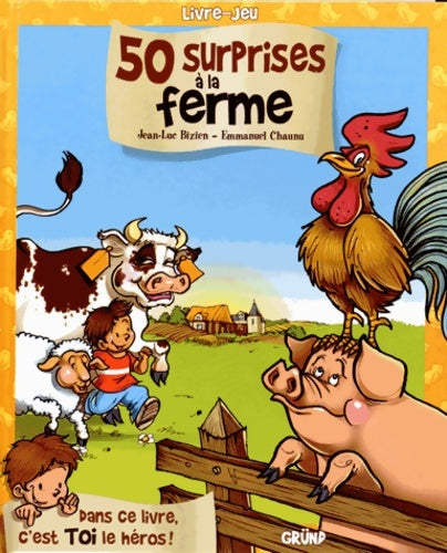 50 surprises à la ferme - Jean-Luc Bizien -  Livre-Jeu - Livre
