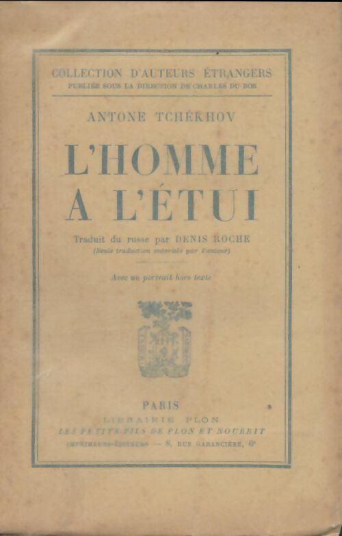 L'homme à l'étui - Anton Tchekhov -  Collection d'auteurs étrangers - Livre