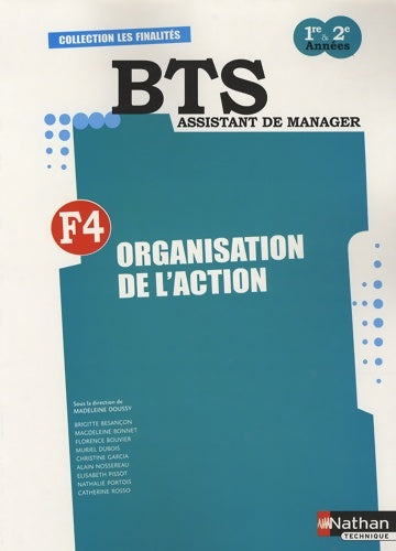Finalité 4 - organisation de l'action - Alain Nossereau -  Les finalités - Livre