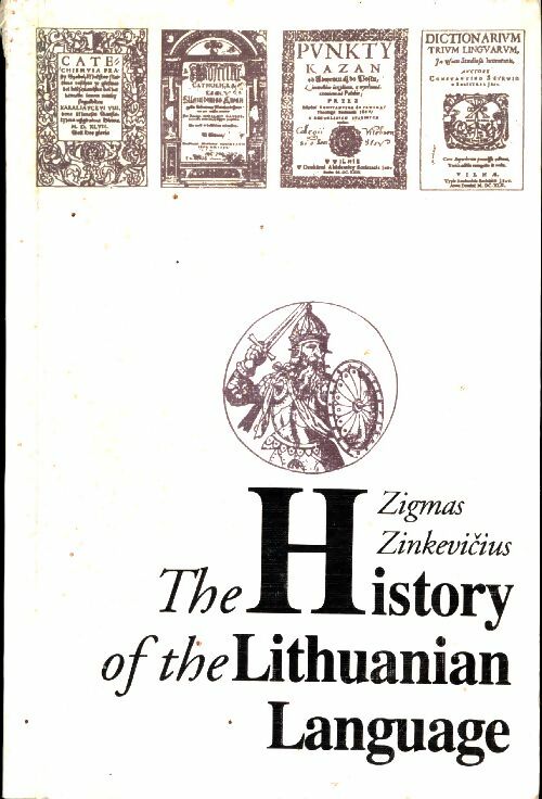 The history of the lithuanian language - Zigmas Zinkevicius -  Moksha GF - Livre