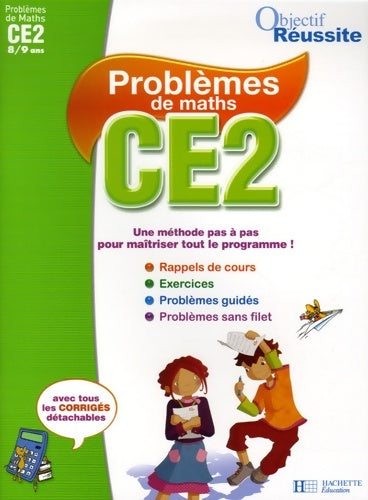 Objectif réussite - cahier problèmes de maths CE2 - Daniel Berlion -  Objectif réussite - Livre