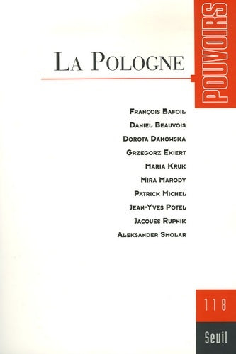 Pouvoirs n°118 la Pologne (18) - Collectif -  Seuil GF - Livre