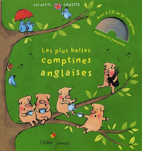 Les plus belles comptines anglaises (1 livre + 1 CD audio) - Jeanette Loric -  Les Petits cousins - Livre
