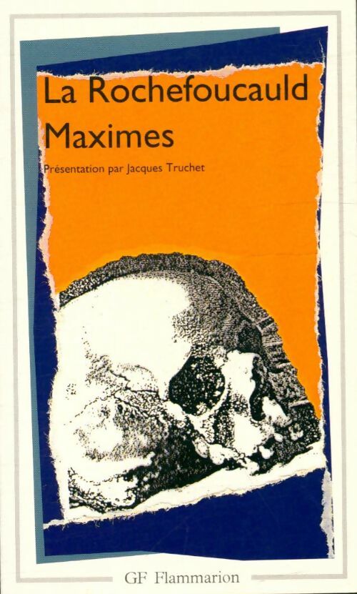 Maximes - La Rochefoucauld -  GF - Livre