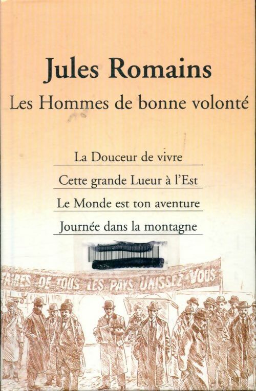 Les hommes de bonne volonté - Jules Romains -  Le Grand Livre du Mois GF - Livre