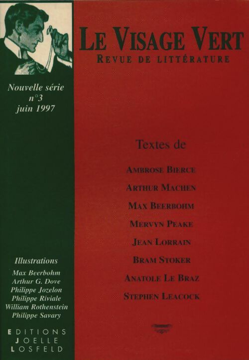 Le visage vert numéro 3 - Collectif -  Losfeld GF - Livre