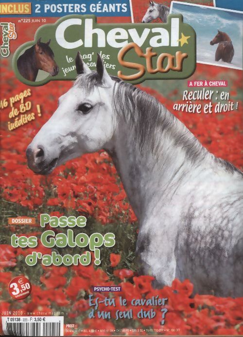 Cheval star n°225 : passe tes Galops d'abord ! - Collectif -  Cheval star - Livre