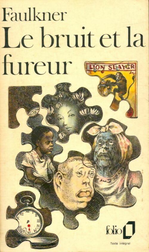 Le bruit et la fureur - William Faulkner -  Folio - Livre