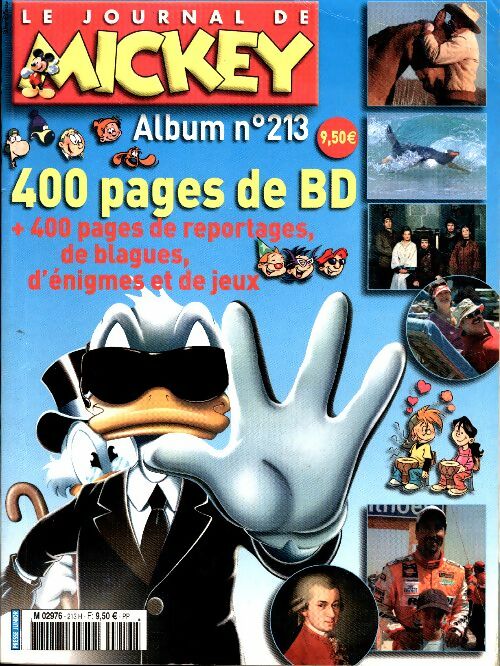 Album journal de Mickey n°213 - Collectif -  Album du Journal de Mickey - Livre