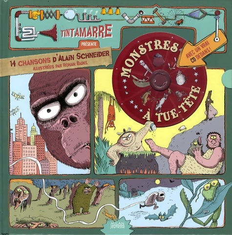 Monstres à tue-tête + CD - Ronan Badel -  Milan poche - Livre