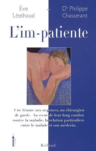 L'im-patiente - Eve Léothaud -  Jacob-Duvernet GF - Livre