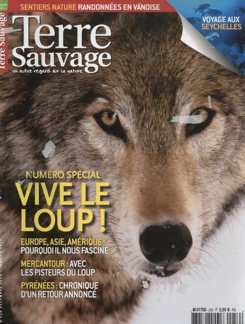Terre sauvage n°256 : vive le loup - Collectif -  Terre sauvage - Livre