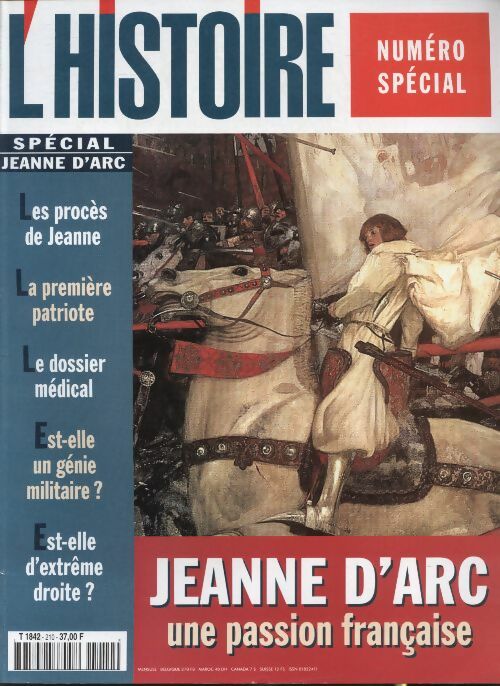 L'histoire n°210 : Jeanne d'Arc une passion française - Collectif -  L'histoire - Livre