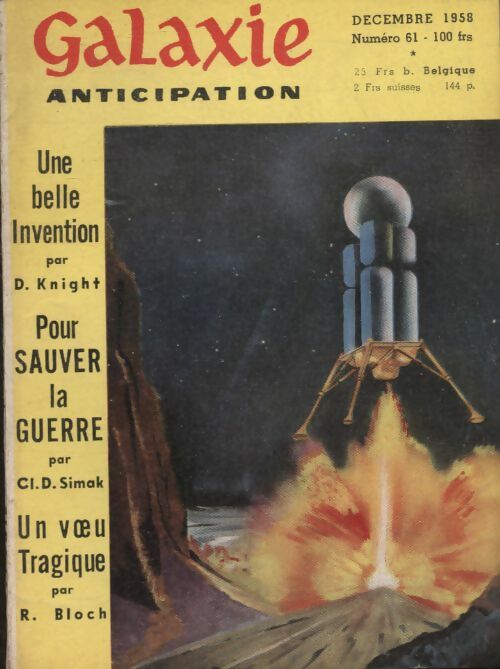 Galaxie - Anticipation n°61 - Collectif -  Galaxie - Anticipation - Livre