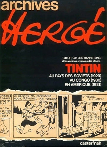 Archives hergé Tome I : Tintin - Hergé -  Casterman GF - Livre
