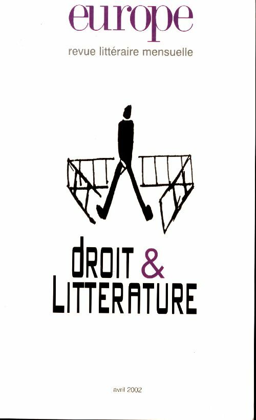 Europe Revue n°876 : Droit & littérature - Collectif -  Europe Revue - Livre
