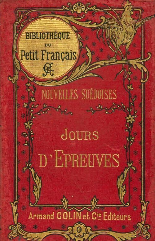 Jours d'épreuves - Mme Hameau -  Armand Colin poches divers - Livre