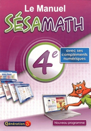 Le manuel sésamath 4e - Sésamath -  Sésamath - Livre
