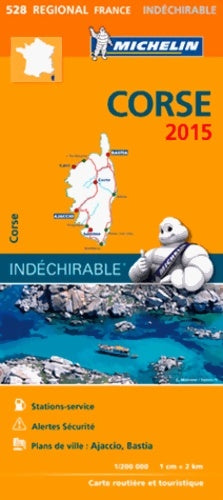 Carte régionale corse 2015 - Michelin -  Régional France - Livre