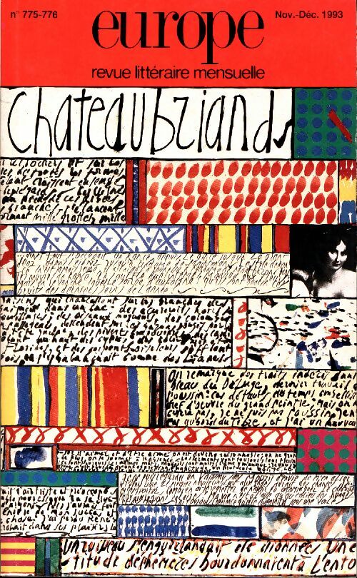 Europe n°775-776 : Chauteaubriand - Collectif -  Europe Revue - Livre