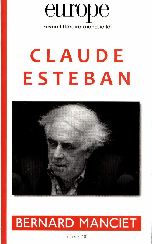 Europe n°971 : Claude Esteban - Collectif -  Europe Revue - Livre