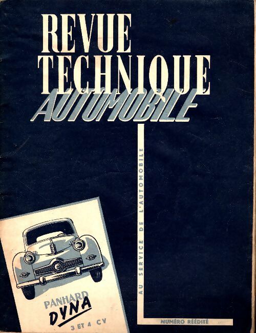 Revue technique automobile Panhard Dyna 3 et 4 CV - Collectif -  Revue technique automobile - Livre